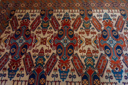 Hand-Knotted Shirvan Rug From Turkey