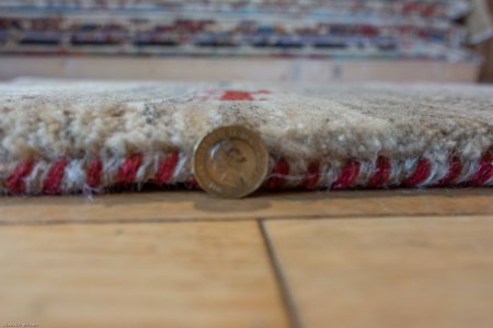 Hand-Knotted Gabbeh Rug From Iran (Persian)