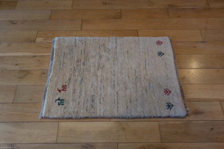 Hand-Knotted Gabbeh Rug From Iran (Persian)