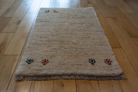 Hand-Knotted Gabbeh Rug From Iran (Persian)