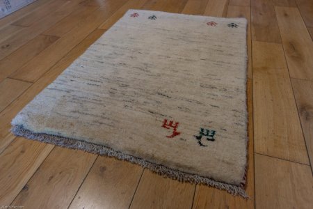 Hand-Knotted Gabbeh Rug From Iran (Persian)