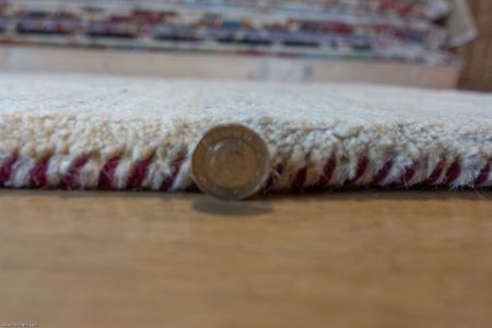 Hand-Knotted Gabbeh Rug From Iran (Persian)
