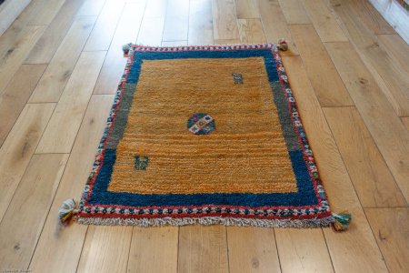 Hand-Knotted Gabbeh Rug From Iran (Persian)