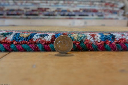 Hand-Knotted Gabbeh Rug From Iran (Persian)