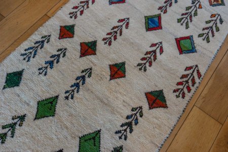 Hand-Knotted Gabbeh Rug From Iran (Persian)