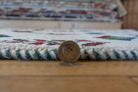 Hand-Knotted Gabbeh Rug From Iran (Persian)