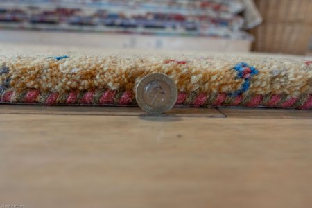 Hand-Knotted Gabbeh Rug From Iran (Persian)