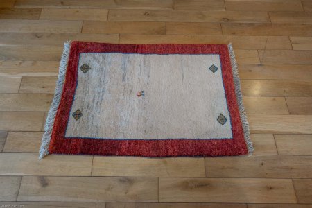 Hand-Knotted Gabbeh Rug From Iran (Persian)