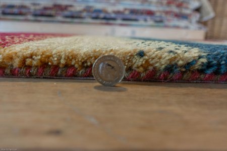 Hand-Knotted Gabbeh Rug From Iran (Persian)