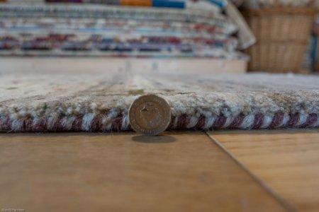 Hand-Knotted Gabbeh Rug From Iran (Persian)