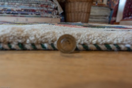 Hand-Knotted Gabbeh Rug From Iran (Persian)