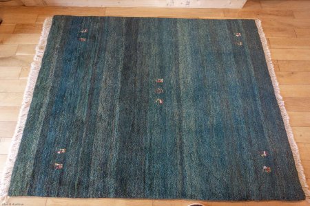 Hand-Knotted Gabbeh Rug From Iran (Persian)