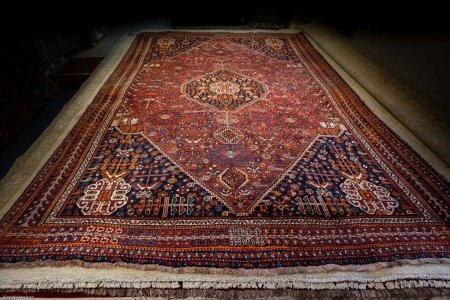 Hand-Knotted Qashgai Rug From Iran (Persian)
