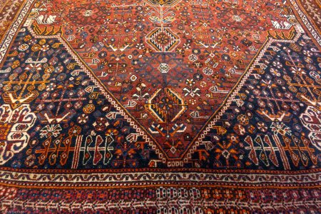 Hand-Knotted Qashgai Rug From Iran (Persian)