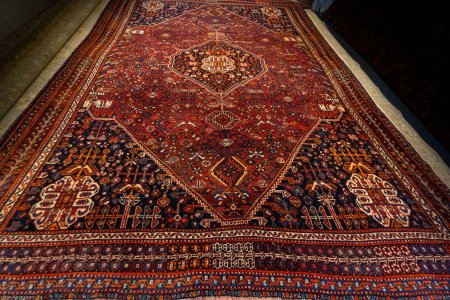 Hand-Knotted Qashgai Rug From Iran (Persian)