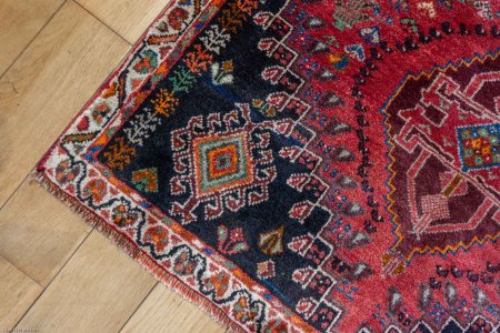 Hand-Knotted Qashgai Rug From Iran (Persian)