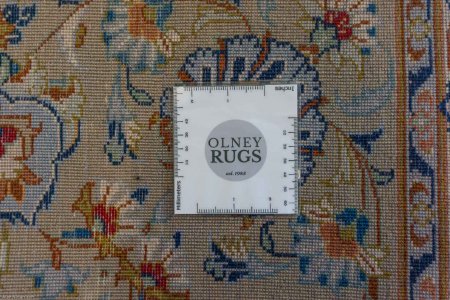 Hand-Knotted Kashan Rug From Iran (Persian)