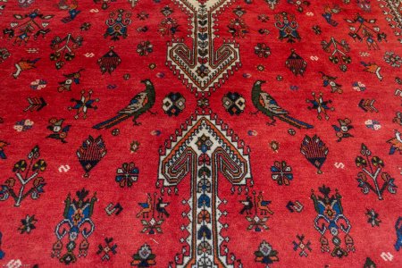 Hand-Knotted Nasrabad Rug From Iran (Persian)