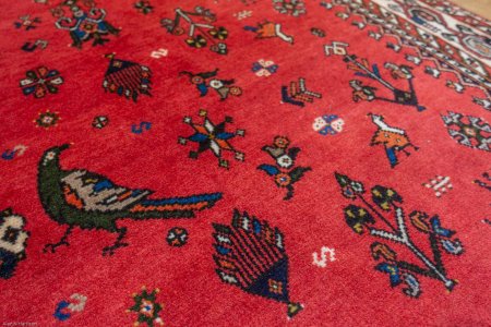 Hand-Knotted Nasrabad Rug From Iran (Persian)