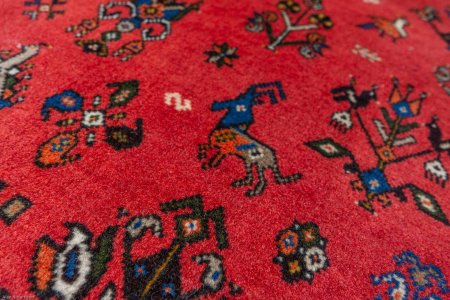 Hand-Knotted Nasrabad Rug From Iran (Persian)