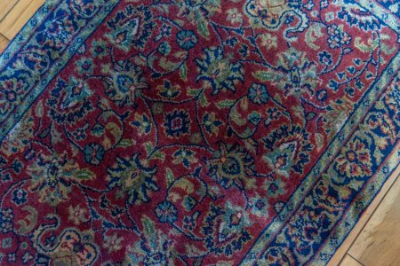 Hand-Knotted Mashad Palace Rug From India