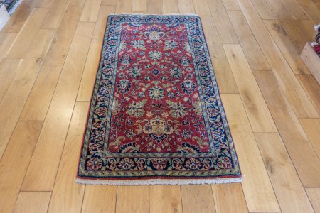 Hand-Knotted Mashad Palace Rug From India