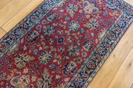 Hand-Knotted Mashad Palace Rug From India