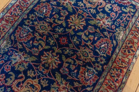 Hand-Knotted Mashad Palace Rug From India