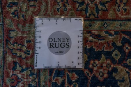 Hand-Knotted Mashad Palace Rug From India