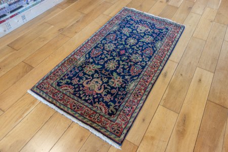Hand-Knotted Mashad Palace Rug From India