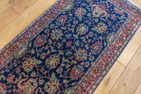Hand-Knotted Mashad Palace Rug From India