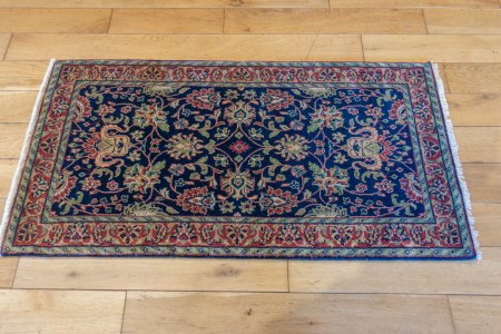 Hand-Knotted Mashad Palace Rug From India