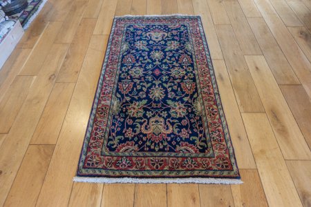 Hand-Knotted Mashad Palace Rug From India