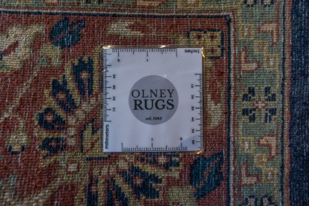 Hand-Knotted Mashad Palace Rug From India