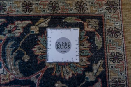 Hand-Knotted Mashad Palace Rug From India