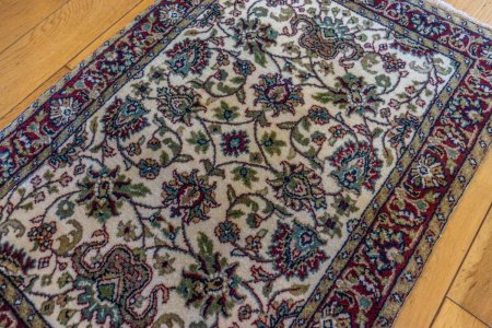 Hand-Knotted Mashad Palace Rug From India