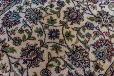 Hand-Knotted Mashad Palace Rug From India