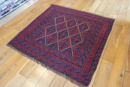 Hand-Knotted Mushwani Rug From Afghanistan