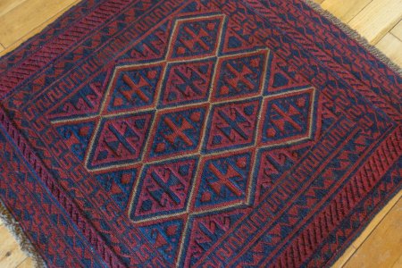 Hand-Knotted Mushwani Rug From Afghanistan