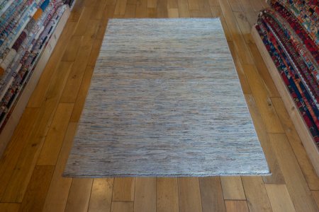Hand-Knotted Berber Natural Rug From Afghanistan