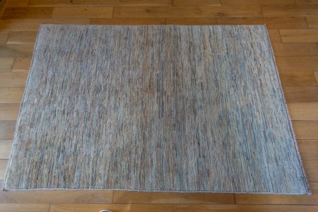 Hand-Knotted Berber Natural Rug From Afghanistan