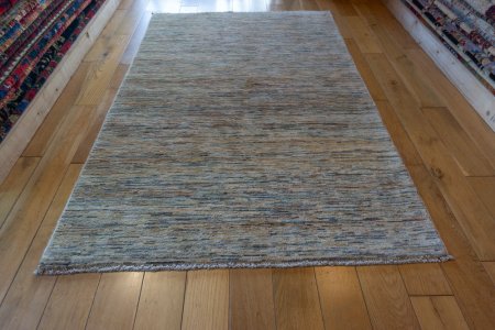 Hand-Knotted Berber Natural Rug From Afghanistan