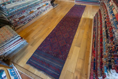 Hand-Knotted Mushwani Runner From Afghanistan