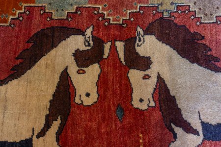 Hand-Knotted Qashgai Rug From Iran (Persian)