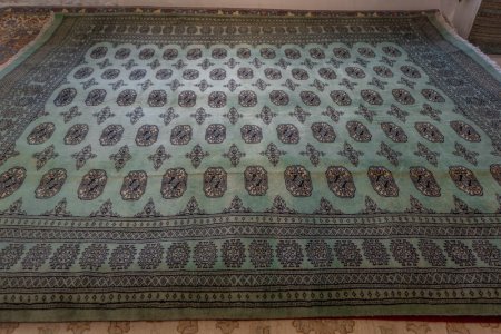 Hand-Knotted Bokhara Rug From Pakistan