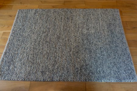 Hand-Knotted Sphere Rug From India