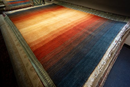 Hand-Knotted Rothco Rug From India