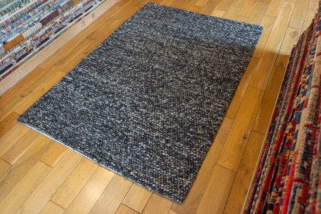 Hand-Knotted Sphere Rug From India