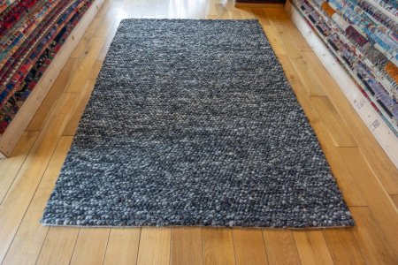 Hand-Knotted Sphere Rug From India