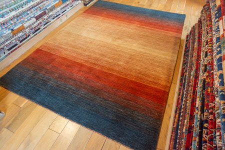 Hand-Knotted Rothco Rug From India